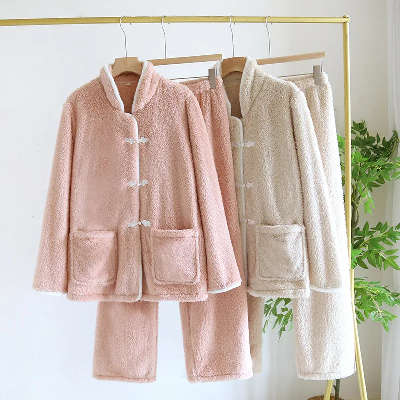 Sofia Kobieca Piżama Flanelowa – Ciepła i Stylowa Odzież Nocna na Zimowe Wieczory [Sofia] 2