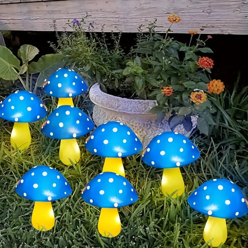 Lampki solarne LED grzybki – ekologiczne oświetlenie ogrodu