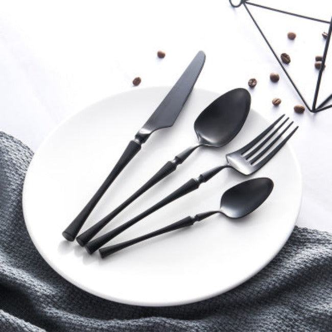 Sona Zestaw Sztućców 24-Częściowy – Elegancki Design, Idealny na Rodzinne Obiady [sztućce] 1