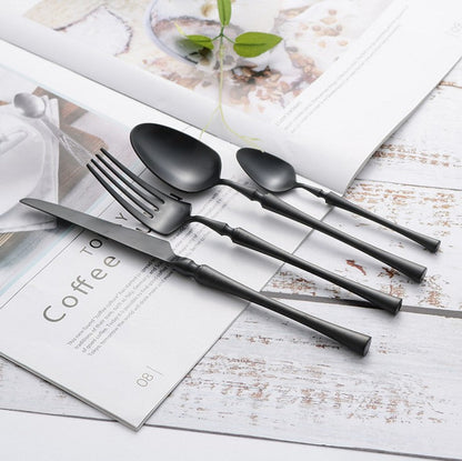 Sona Zestaw Sztućców 24-Częściowy – Elegancki Design, Idealny na Rodzinne Obiady [sztućce] 9