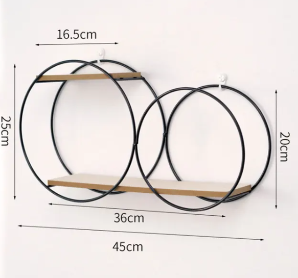 Srebrny Półka Ścienna Wisząca – Nowoczesny Design i Oszczędność Miejsca, Idealna do Każdego Wnętrza [półka ścienna] 0