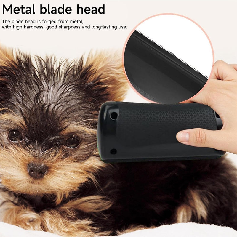 Szczotka do Pielęgnacji Sierści dla Psów i Kotów z Ergonomicznym Uchwytam – Redukcja Wypadania Sierści, Miękkie Włosie 2