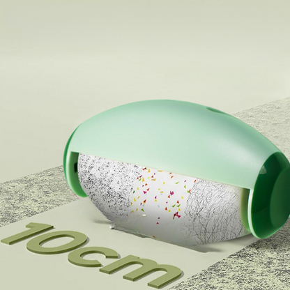 Szczotka do Sierści Zwierząt, Wielokrotnego Użytku, Ergonomiczna, Łatwa w Czyszczeniu – Zielona 25 cm 2