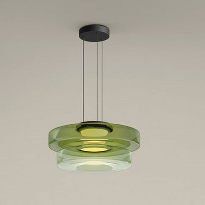 Szklana Lampa Wisząca w Stylu Bauhaus z Regulowaną Wysokością – Nowoczesne Oświetlenie do Salonu 3000K 5