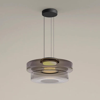 Szklana Lampa Wisząca w Stylu Bauhaus z Regulowaną Wysokością – Nowoczesne Oświetlenie do Salonu 3000K 8