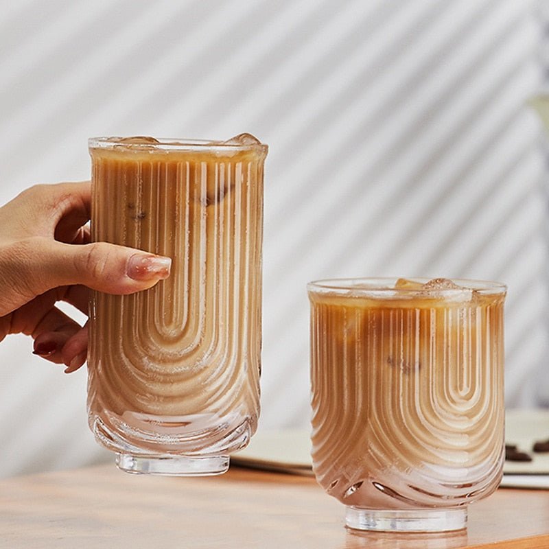 Szklanka do Kawy American Ice Latte – Elegancka Szklanka Kawaii do Zimnych Napojów, Idealna na Szklanki do Latte 1