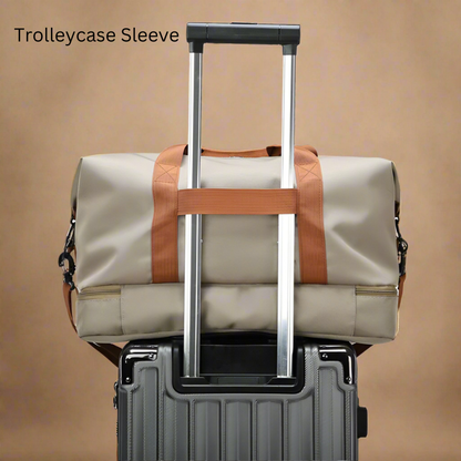 Torba Sportowa FlexFit Pro Damska i Męska – Wodoodporna Torba Treningowa z Komorą na Buty i Odpinanym Paskiem na Ramię, 46x25x28 cm 6