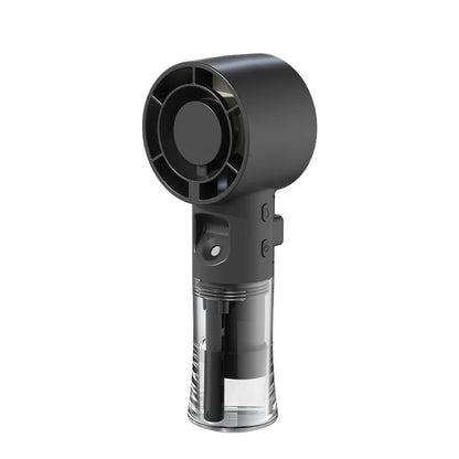 Biały mini wentylator z mgiełką nano – USB-C, 4 prędkości