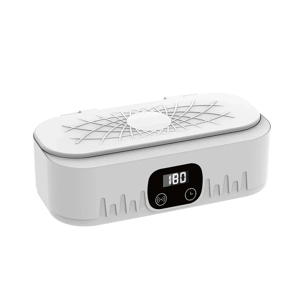 Ultradźwiękowy Czyścik do Biżuterii 47 000 Hz – Skuteczne i Delikatne Czyszczenie z Różnymi Trybami Pracy, 400 ml Stal Nierdzewna 1