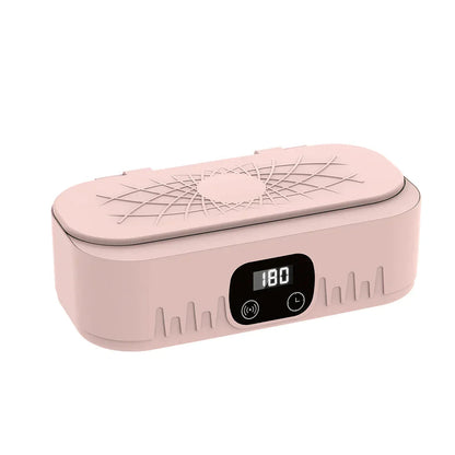 Ultradźwiękowy Czyścik do Biżuterii 47 000 Hz – Skuteczne i Delikatne Czyszczenie z Różnymi Trybami Pracy, 400 ml Stal Nierdzewna 3