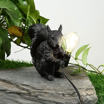 Urocza Lampka Stołowa w Kształcie Wiewiórki – Minimalistyczny Design do Pokoju Dziecięcego, Ciepłe Światło, 14 cm 2