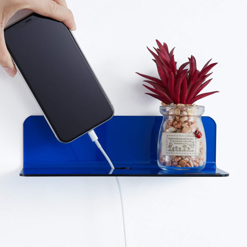 VividShelf Półka Ścienna Wisząca – Neonowy Akryl, Stylowy Akcent do Wnętrza [półka ścienna] 1