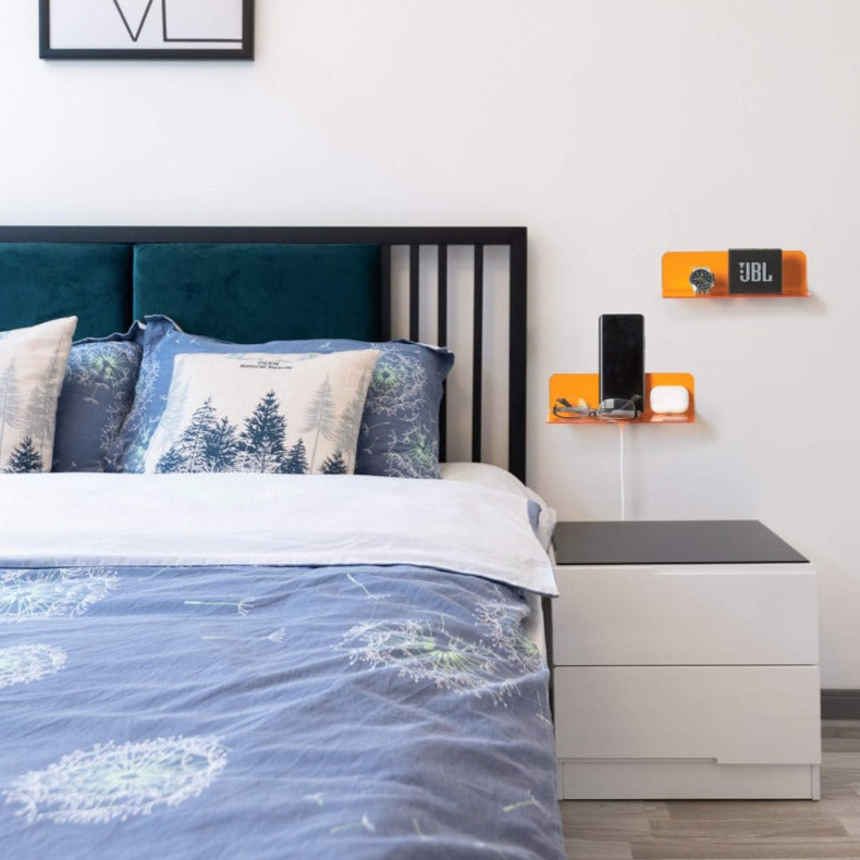 VividShelf Półka Ścienna Wisząca – Neonowy Akryl, Stylowy Akcent do Wnętrza [półka ścienna] 3