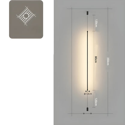 Wana Lampa Stojąca Czarna LED – Nowoczesny Minimalistyczny Design do Każdego Wnętrza lampa podłogowa 3