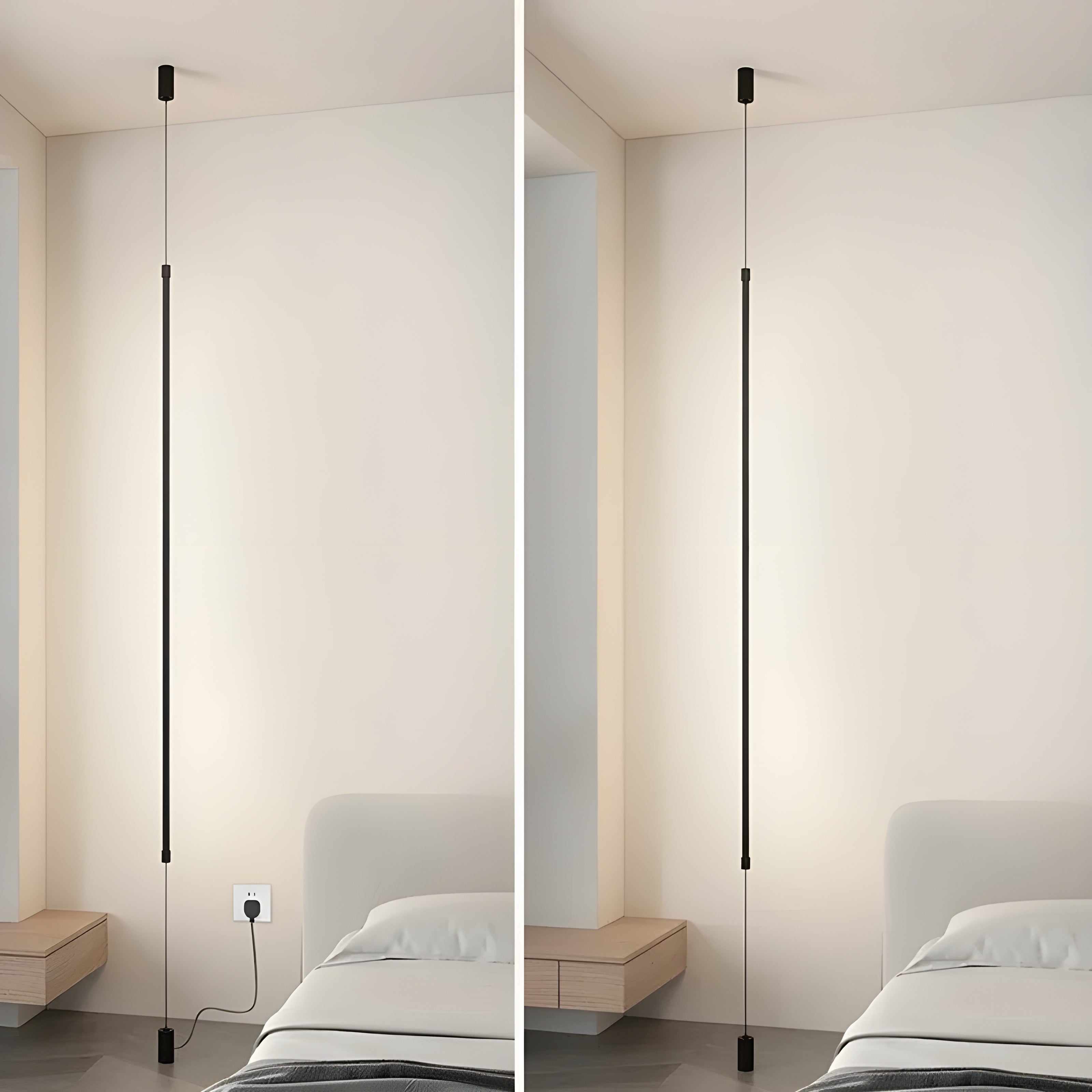 Wana Lampa Stojąca Czarna LED – Nowoczesny Minimalistyczny Design do Każdego Wnętrza lampa podłogowa 8
