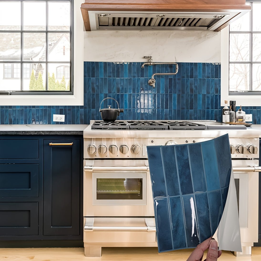 WandTact 3D Płytki Ścienne – Wodoodporne i Żaroodporne do Kuchni i Łazienki [płytki ścienne do kuchni] 4