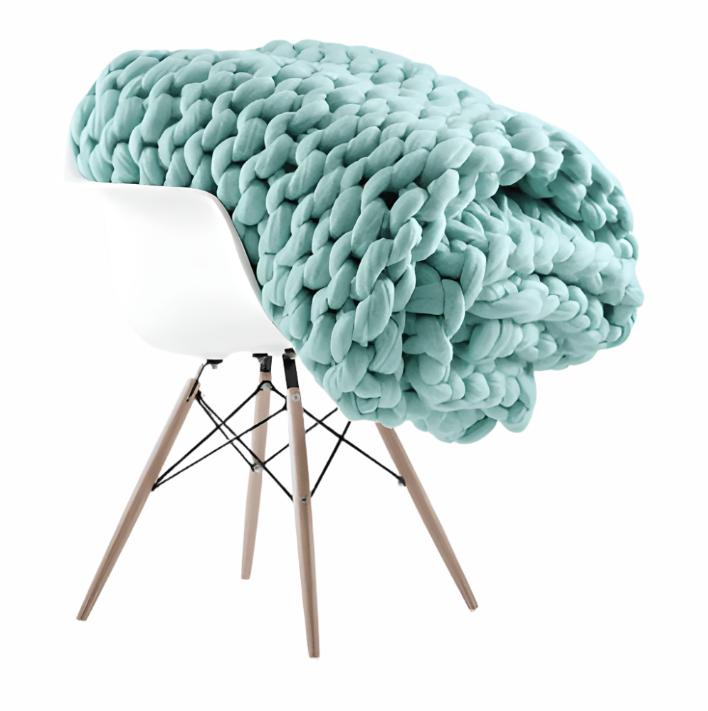 Warkoczowa Narzuta na Łóżko z Wełny, Oddychająca i Luksusowa, Różne Rozmiary i Kolory 13