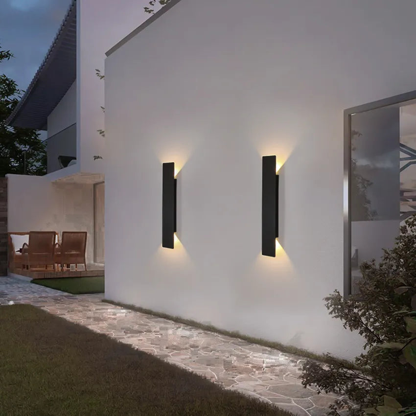 Wodoodporna Lampa Ścienna z Aluminium IP65 – Nowoczesny Kinkiet Ścienny do Oświetlenia Zewnętrznego 2