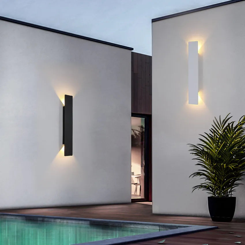 Wodoodporna Lampa Ścienna z Aluminium IP65 – Nowoczesny Kinkiet Ścienny do Oświetlenia Zewnętrznego 3