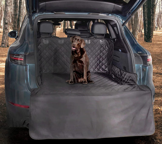 Wodoodporna Osłona Bagażnika SUV – Trwała Pokrywa Ochronna z Materiału 600D Oxford, Idealna dla Zwierząt, Łatwa w Czyszczeniu, 47x103 cm 0