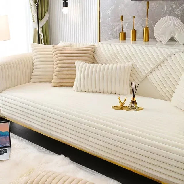 Wodoodporny Uniwersalny Pokrowiec na Sofę Antypoślizgowy, Ochrona Mebli, Łatwe Czyszczenie, Stylowy Design 2