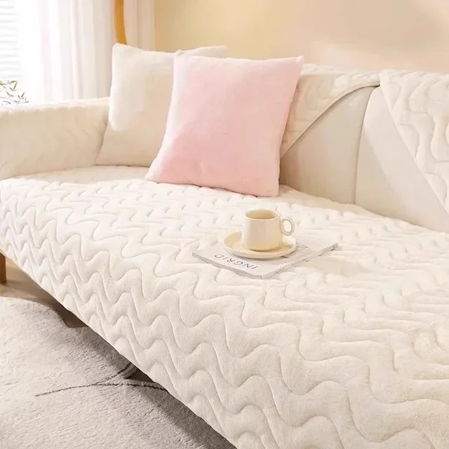 Wodoodporny Uniwersalny Pokrowiec na Sofę Antypoślizgowy, Ochrona Mebli, Łatwe Czyszczenie, Stylowy Design 3