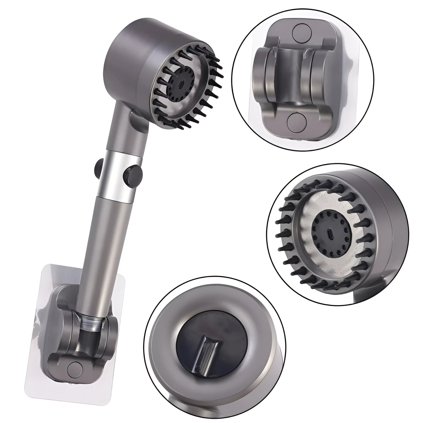 Wysokociśnieniowy Håndholdt Prysznic AquaSpa z Technologią Oszczędzania Wody - Ergonomiczny Design do Łazienki 1