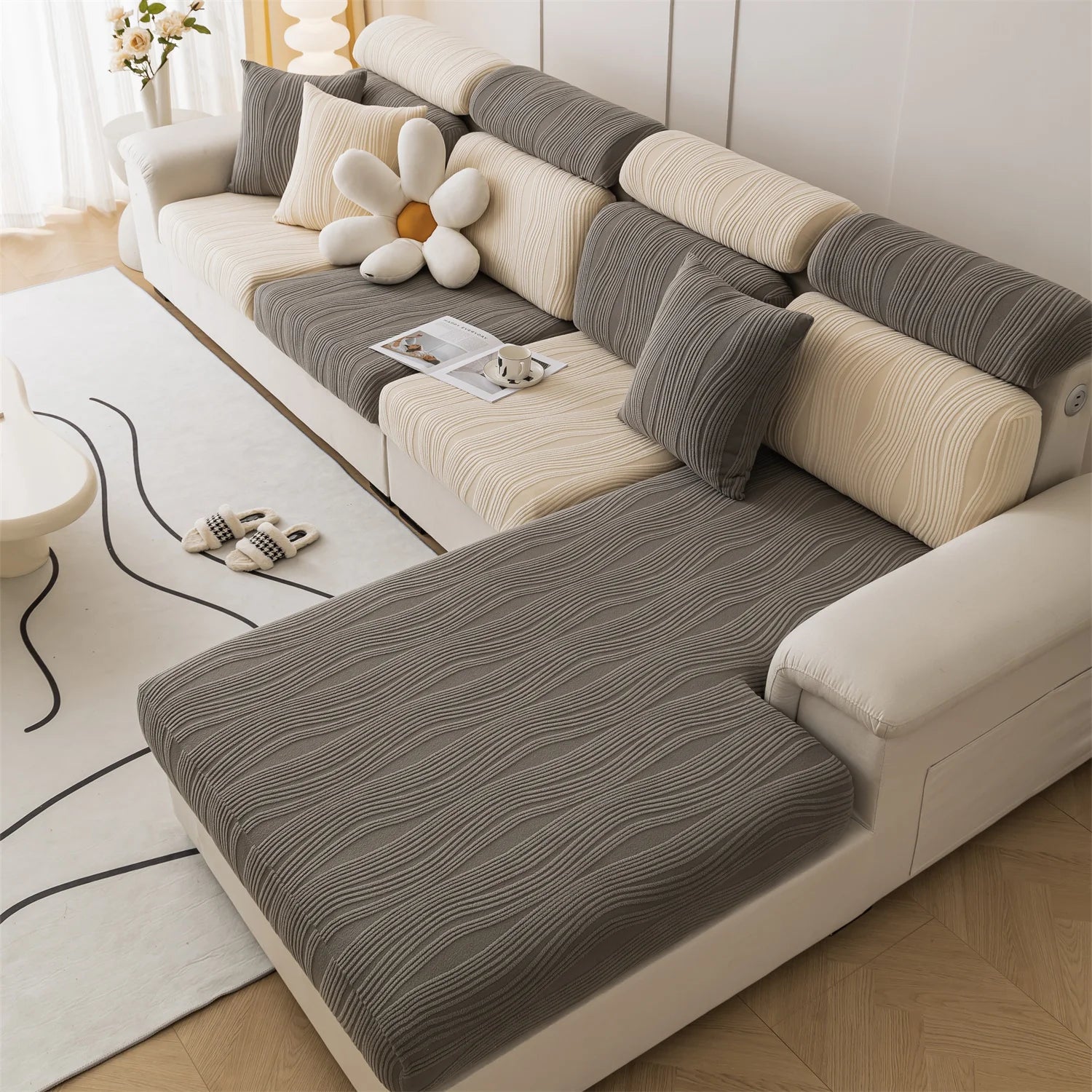 Zachwycający Żakardowy Narzut na Sofę – Elegancki Styl, Idealne Dopasowanie do Wnętrza [narzuta na sofę] 1