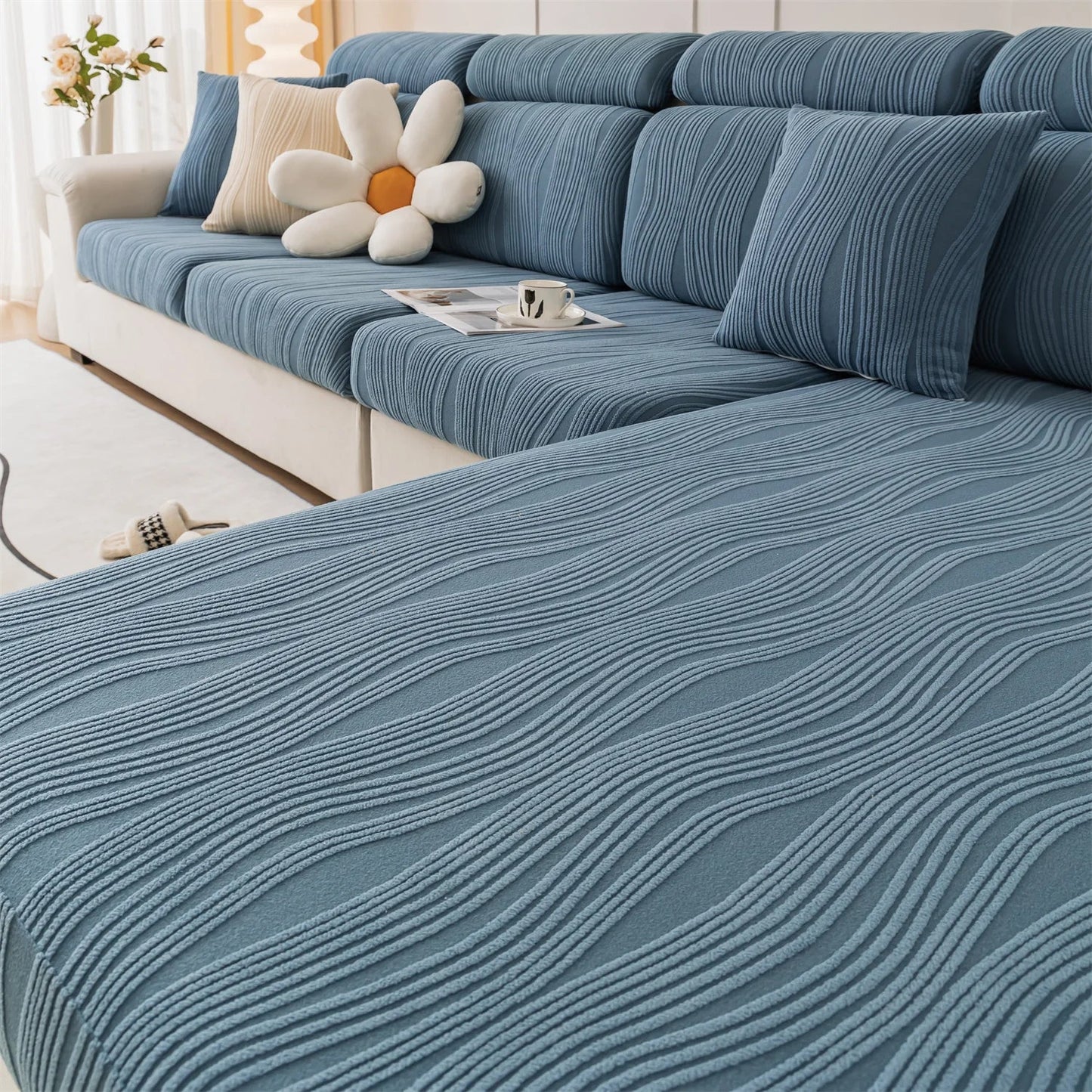 Zachwycający Żakardowy Narzut na Sofę – Elegancki Styl, Idealne Dopasowanie do Wnętrza [narzuta na sofę] 3