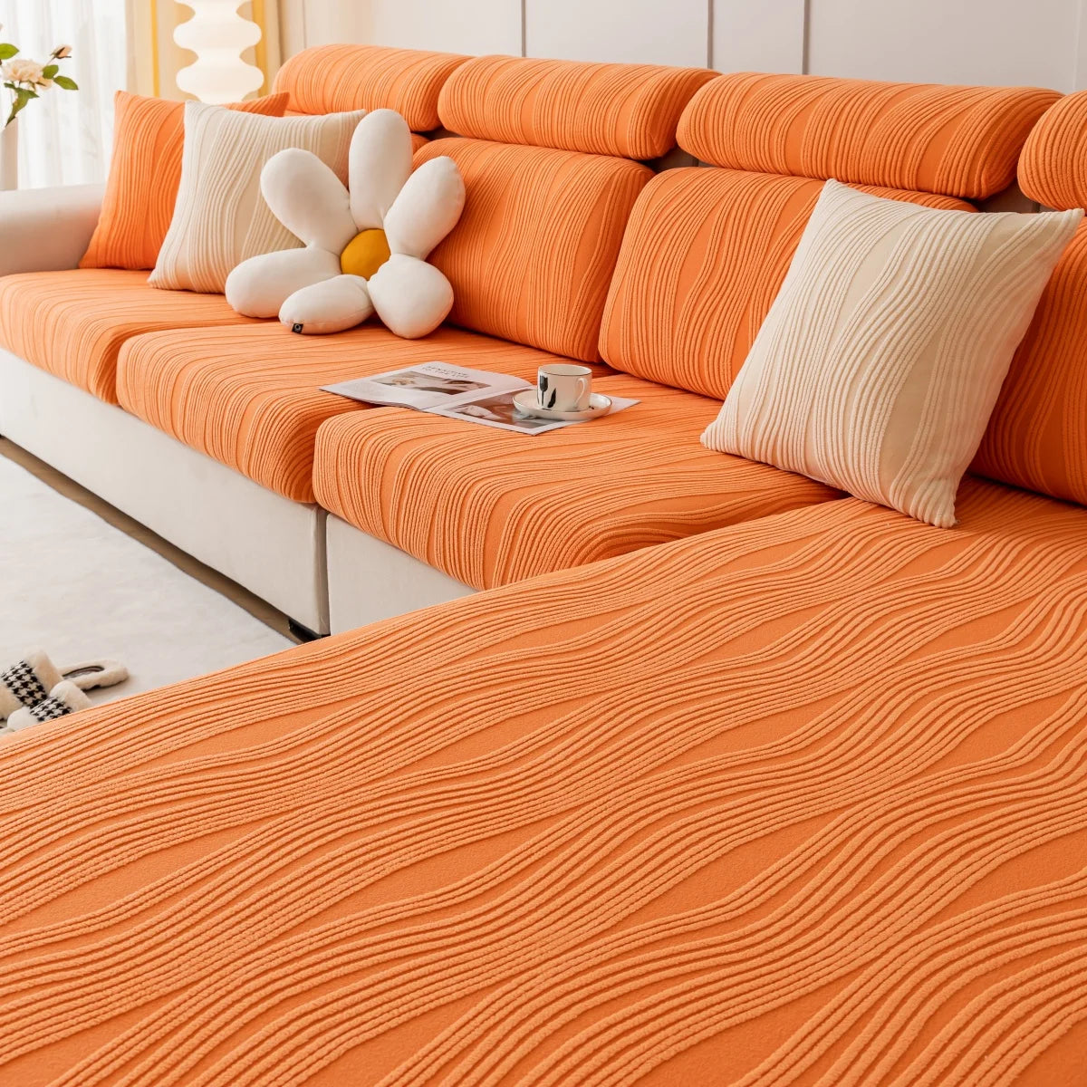 Zachwycający Żakardowy Narzut na Sofę – Elegancki Styl, Idealne Dopasowanie do Wnętrza [narzuta na sofę] 4