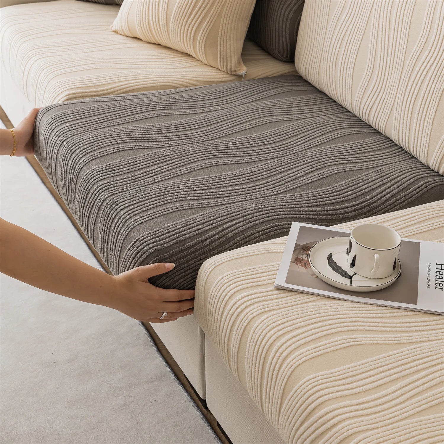 Zachwycający Żakardowy Narzut na Sofę – Elegancki Styl, Idealne Dopasowanie do Wnętrza [narzuta na sofę] 5