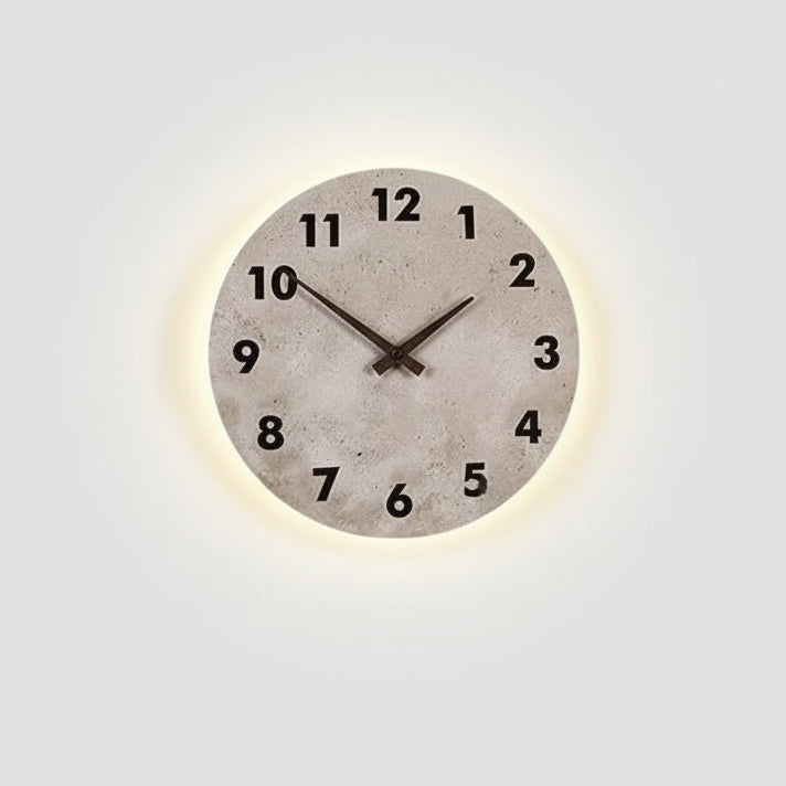 Zegar Ścienny CHRONOS z Wyświetlaczem LED i Czujnikiem Temperatury – Klasyczny Zegar na Ścianę do Salonu 2