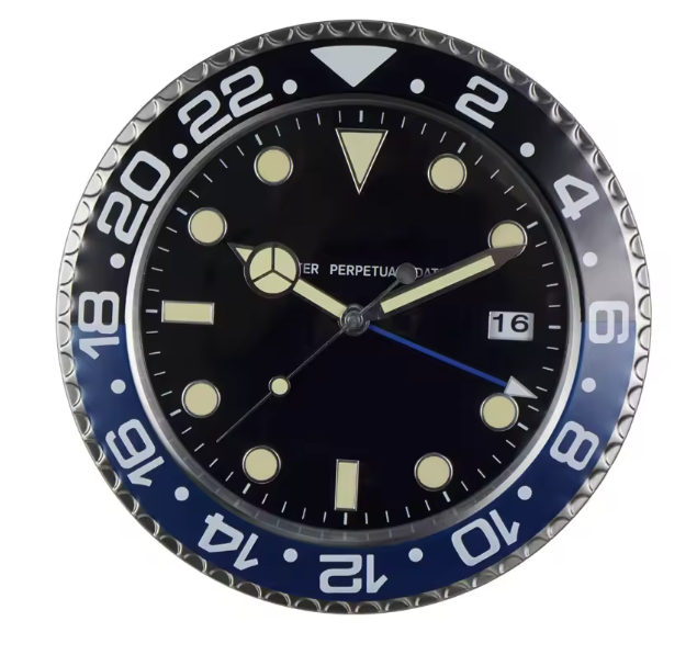 Zegar Ścienny Sunburst z Cichym Mechanizmem Kwarcowym – Elegancki Zegar na Ścianę do Salonu, Sypialni i Biura 0