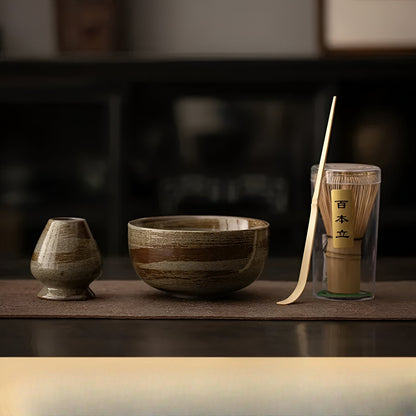 Zestaw do herbaty matcha – Ceramika, akcesoria do parzenia herbaty, idealny na prezent dla miłośników herbaty 0