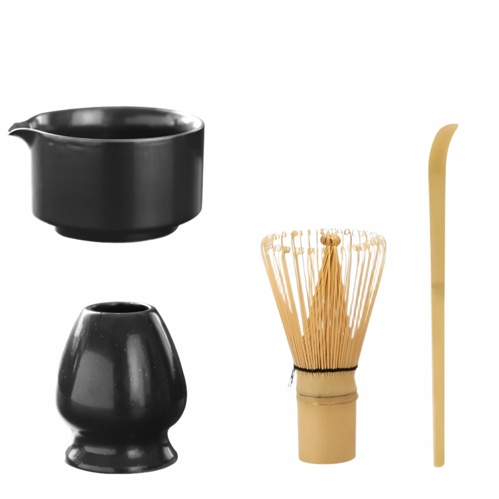 Zestaw do herbaty matcha – Ceramika, bambus i stal nierdzewna, idealny do parzenia herbaty, doskonały na prezent 5