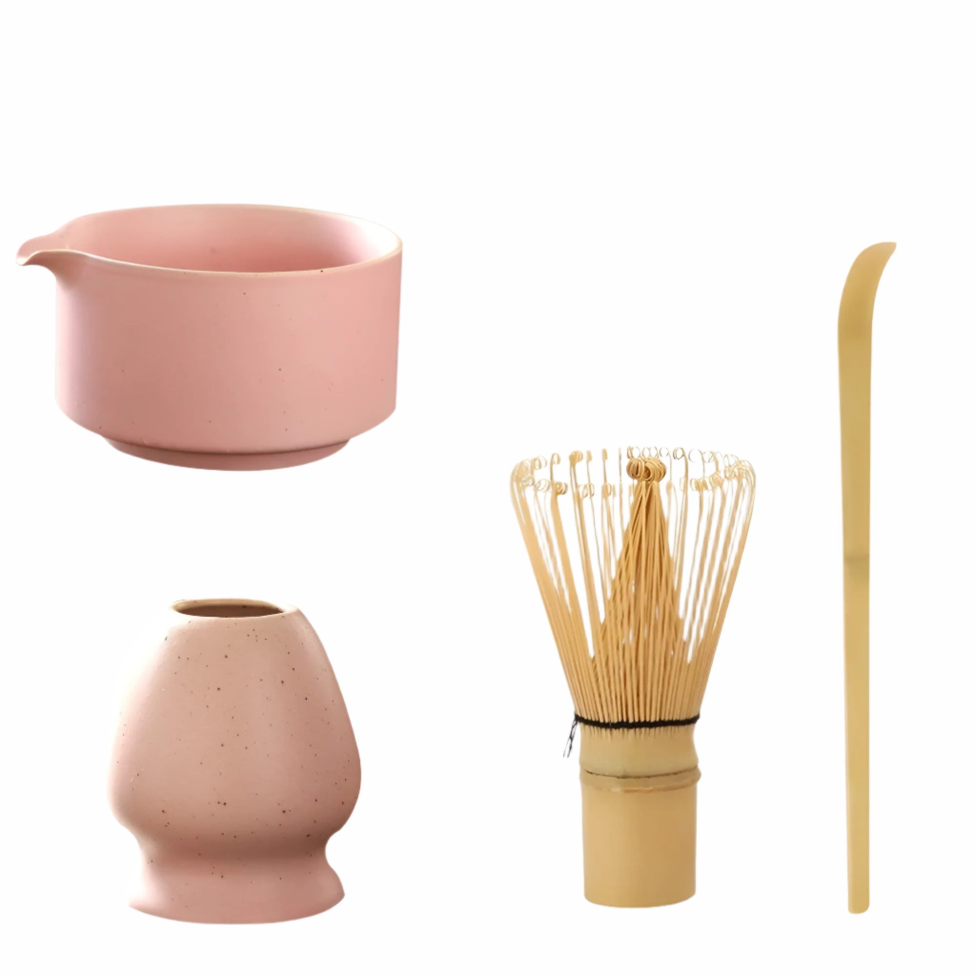 Zestaw do herbaty matcha – Ceramika, bambus i stal nierdzewna, idealny do parzenia herbaty, doskonały na prezent 6