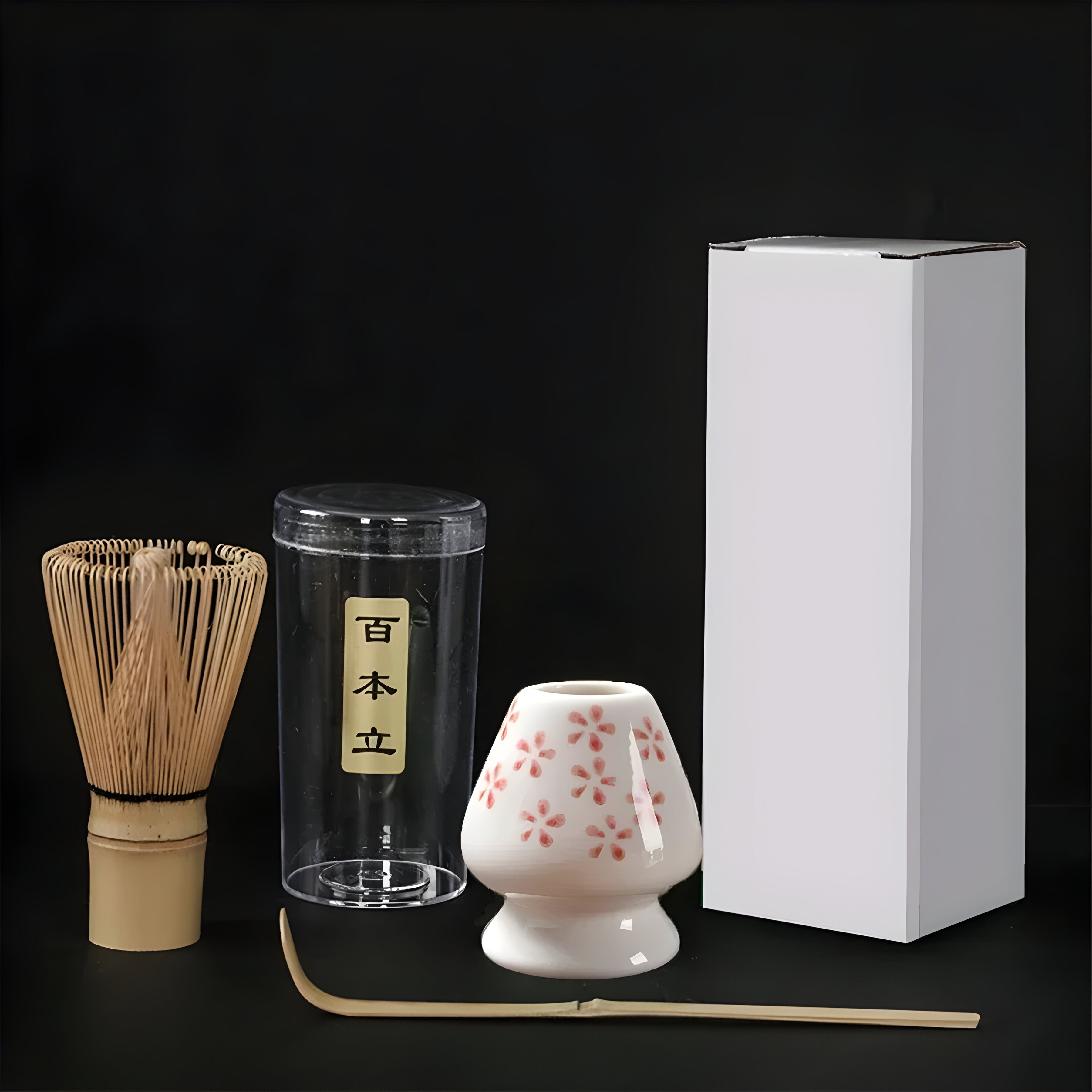 Zestaw do matchy – Ceramiczny zestaw do parzenia herbaty, idealny do tradycyjnej ceremonii herbacianej w domu 4