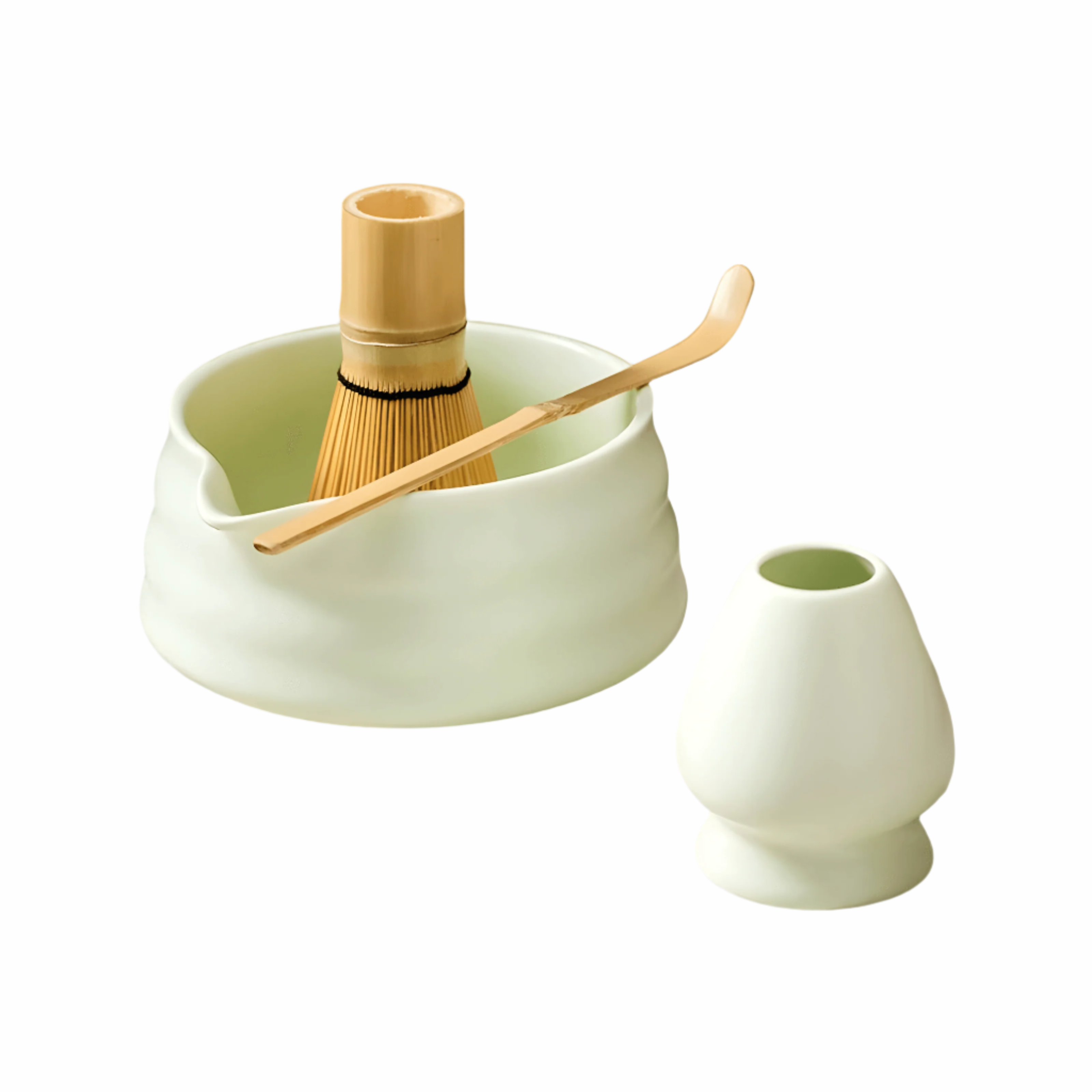 Zestaw do matchy z ceramiki – Tradycyjny zestaw do parzenia matchy z czarką, idealny do relaksu w domu 1