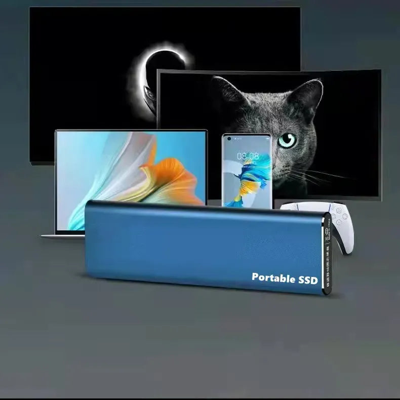 Zewnętrzny Dysk SSD 4TB USB 3.1 Type-C – Szybki Transfer Danych, Kompaktowy i Elegancki 2