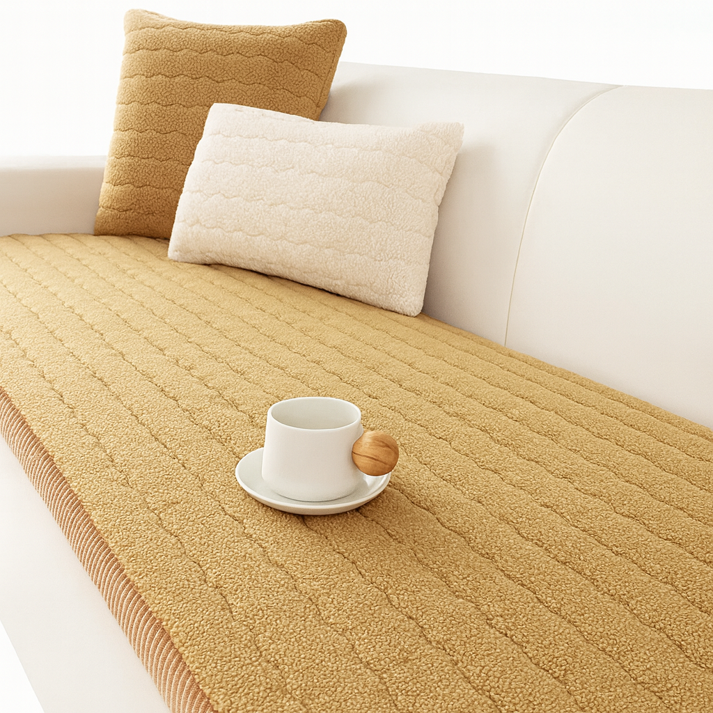 Miękka narzuta na sofę z polaru – Antypoślizgowa, ciepła i łatwa w pielęgnacji | Idealna dla zwierząt i na zimowe dni