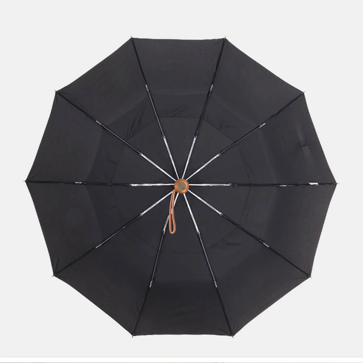 Elegancki parasol składany z automatycznym otwieraniem