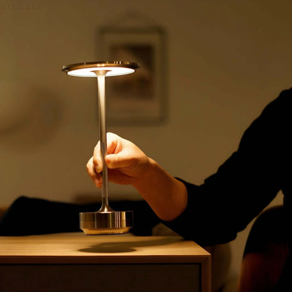 Bezprzewodowa Lampa Nocna LED z Dotykowym Ściemniaczem – Elegancka Lampka Nocna Wodoodporna do Sypialni i Salonu 6