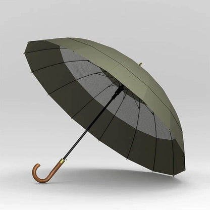 Widok rozłożonej czaszy parasola 120 cm – szeroka ochrona przed deszczem