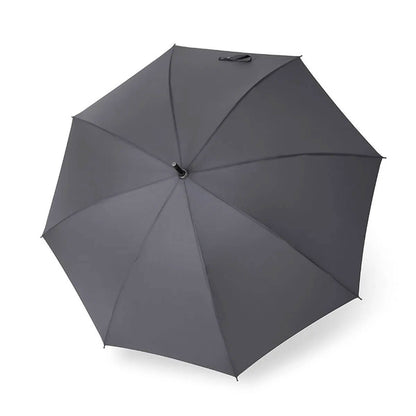 Parasol biznesowy z drewnianą rączką i szeroką czaszą