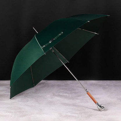 Duży parasol przeciwdeszczowy 112 cm z ozdobną rączką