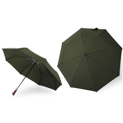 Mechanizm składania dużego parasola automatycznego w akcji