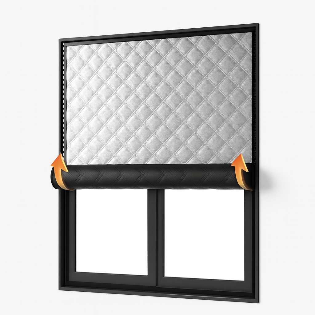 Zasłony Zimowe Termiczne i Dźwiękoszczelne, Wiatroodporne Zaciemniające do Sypialni - Elegancki Design, Różne Kolory