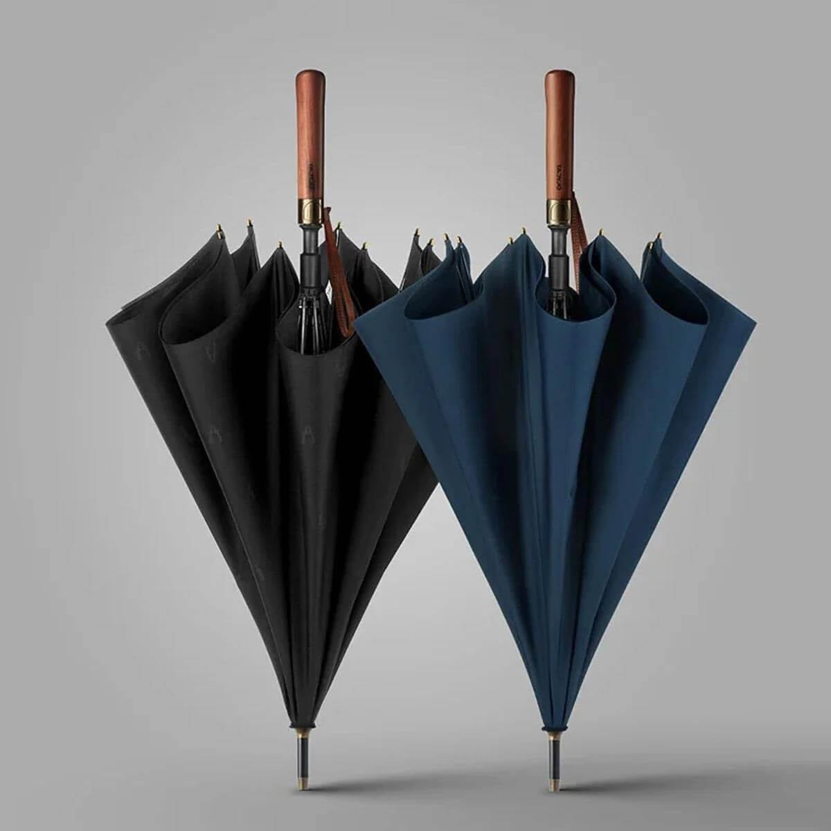 Parasol czarny pełnowymiarowy laskowy – jakość premium