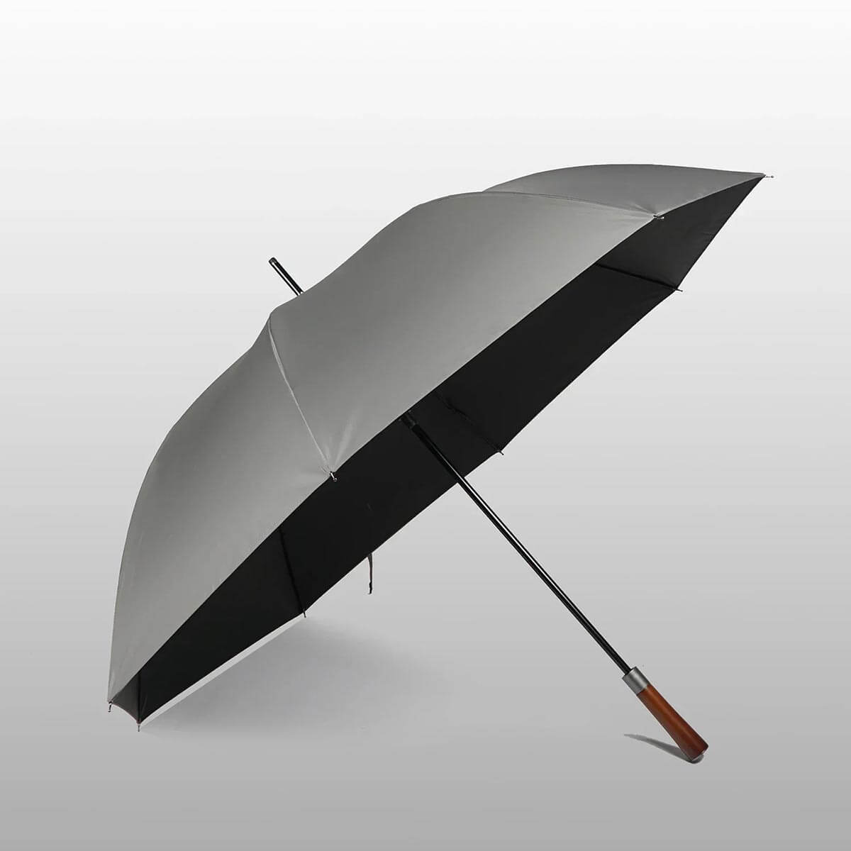 Parasol golfowy w kolorze szarym