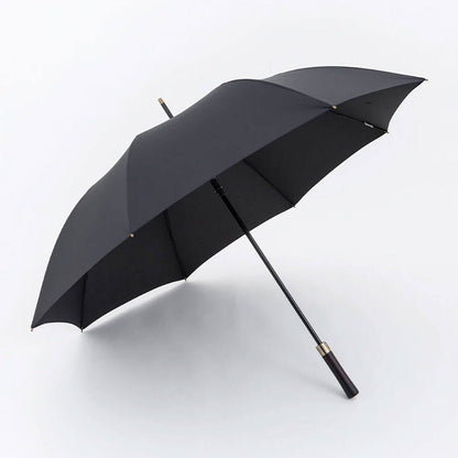 Klasyczny parasol przeciwdeszczowy z drewnianą rączką
